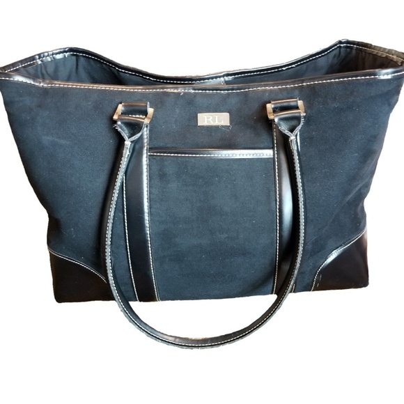 Ralph Lauren Handbags - Ralph Lauren Black Tote Handbag